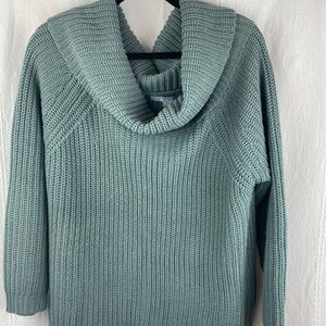 Favlux Womens Cowl Neck Sweater Chunky Knit Size 2X